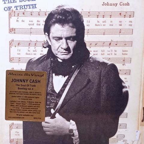 Johnny Cash - The Soul of Truth - Flere titler - 3 x LP-album (trippelalbum) - 1