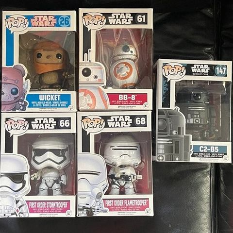 Funko  - Funko Pop Star Wars Collection of 5 - Kina