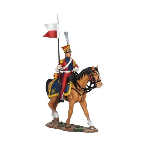 King & Country - Age of Napoleon - Dutch - Statue - NA159 “Dutch Lancer on Walki