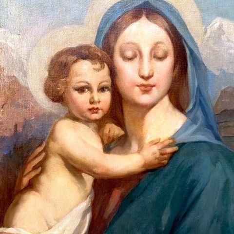 Tito Troja (1847–1916) - Madonna con Bambino