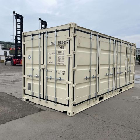 Ny 20 fot container med sideåpning