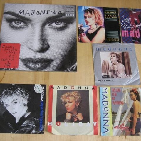 Madonna - Finally enough love 2xLP clear, Holiday, like a virgin, papa dont prea