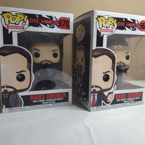 Funko  - Funko Pop Hans Gruber #670 & #669 - Kina