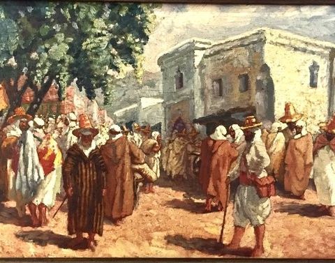 Paul Cirou (1869-1951) - Tlemsen place de la Sikak 1928 (Algérie)