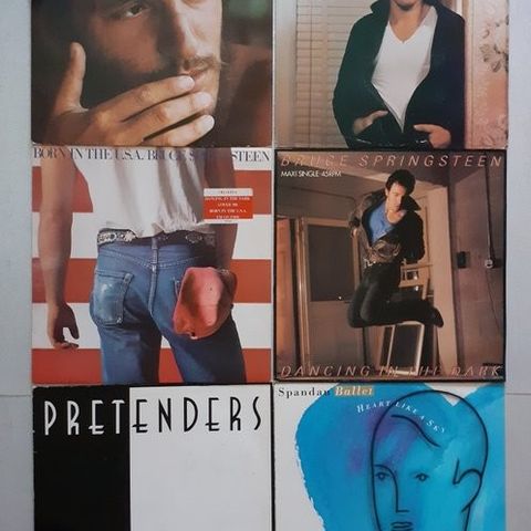 Bruce Springsteen, Pretenders, Spandau Ballet - Flere titler - Vinylplate - 1975