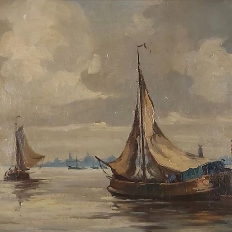 Nederlandsk skole (XIX) - Seascape