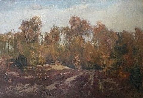 David Schulman (1881-1966) - Herfst op de heide