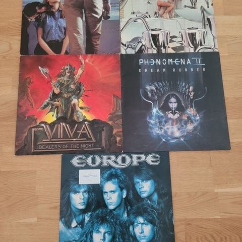 Scorpions, Europe /  Viva / Phenomena / Ufo - 5 Albums of Rock - LP-album (flere