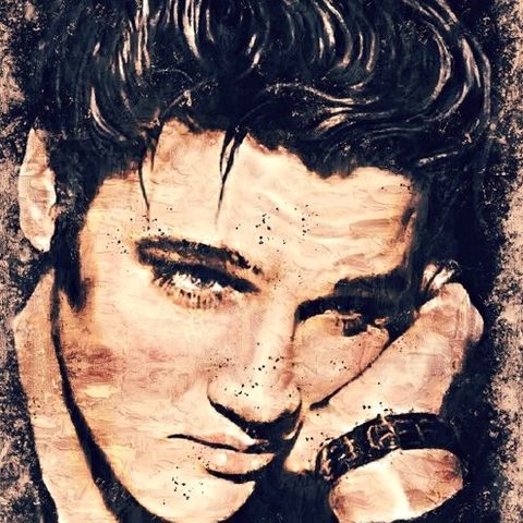 Elvis Presley - Oil Edition - High Quality Giclee Art - By artist Andrea Boriani