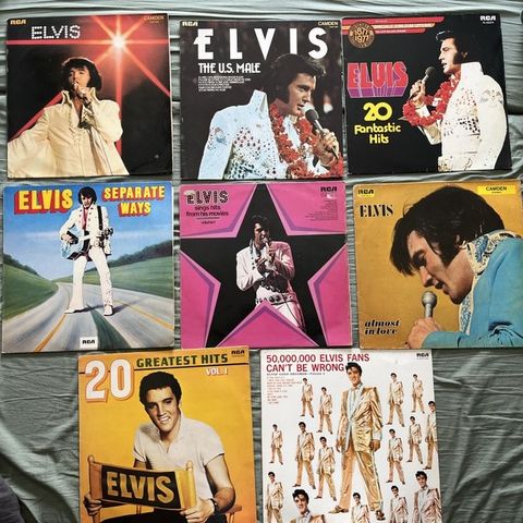 Elvis Presley - Flere titler - LP-album (flere elementer) - 1970