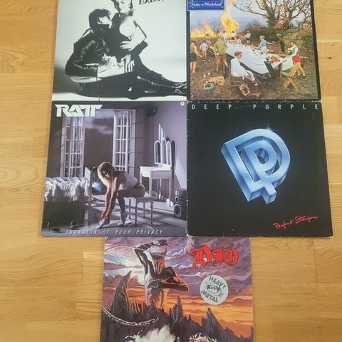 Scorpions, Ratt / Nazareth / Deep Purple / Dio - Flere artiser - 5 Albums of Roc