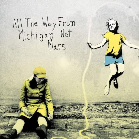 Rosie Thomas - All The Way From Michigan Not Mars - BANKSY inspired cover - Viny