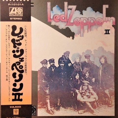 Led Zeppelin - Led Zeppelin II [Japanese Pressing] With OBI & Rare Original Post