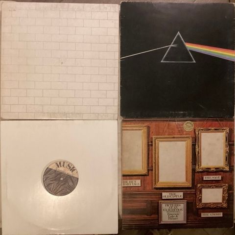 Emerson, Lake & Palmer, Pink Floyd, Jigsaw (promo Copy) - Flere titler - LP-albu