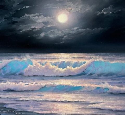 Ilchenko Evgen (XXI) - The moon and the sea