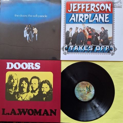 Doors, Jefferson Airplane - The Soft Parade, L.A. Woman, Jefferson Airplane Take