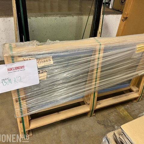 2 STK GLASS 635MMX1503MM, avsluttes 08.09