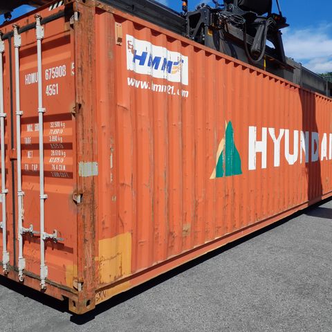 Trondheim - Brukte 40 ft HC container. AS IS.