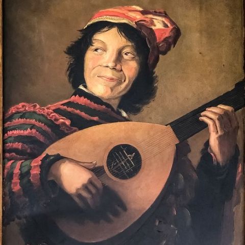 Frans Hals (reproduction) - The Lute PLayer