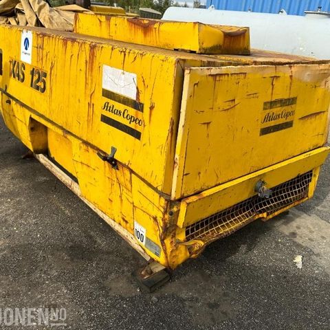 1993 ATLAS COPCO KOMPRESSOR XAS125DD, avsluttes 22.09