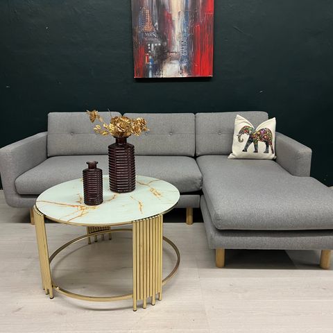 GRATIS LEVERING - SALG! Nyrenset Sofacompany Conrad design hjørnesofa