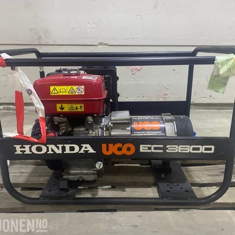 HONDA EC3600 AGGREGAT, avsluttes 11.09