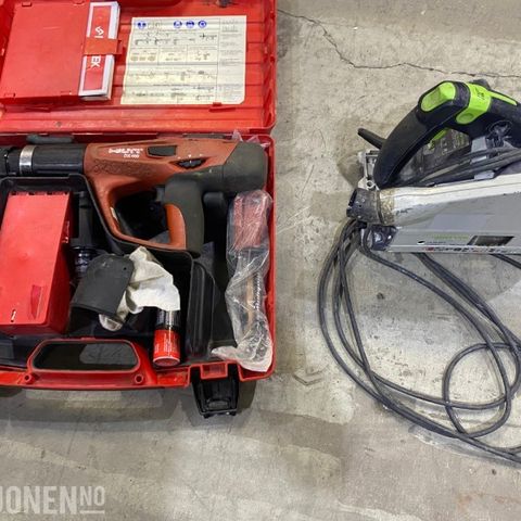 HILTI DX 460 BOLTEPISTOL OG FESTOOL TS 55 EBQ, avsluttes 11.09