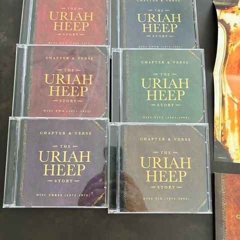 Uriah Heep - Uriah Heep Chapter & Verse - The Uriah Heep Story - CD-boks sett - 