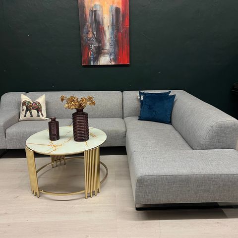 GRATIS LEVERING - SALG! Nyrenset Bolia Seville design hjørnesofa