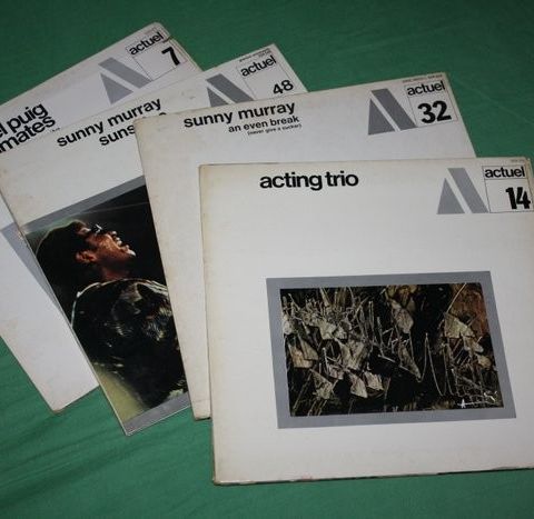 Sunny Murray, Acting Trio, Michael Puig - BYG Label-Lot Of 4 Rare Free Jazz Lps 