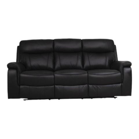 2 stk Fri Frakt | Sort Mayfield recliner-sofa