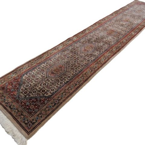 Indo Tabriz Mahi topp kvalitet - Teppe - 400 cm - 80 cm