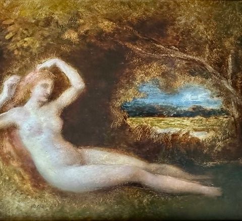 Jules-Emmanuel Valadon (1826-1900), Attributed to - A depiction of a nude reclin