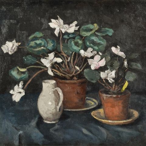 Marie van Regteren Altena (1868-1958) - Pot with cyclamen