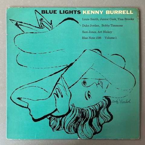 Kenny Burrell - Blue Lights Vol 1 (Andy Warhol cover design) - Vinylplate singel