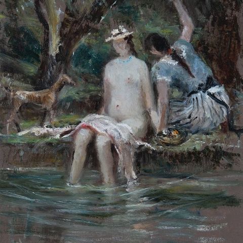 Nicola Fabricatore (1888-1962) - Fare il Bagno