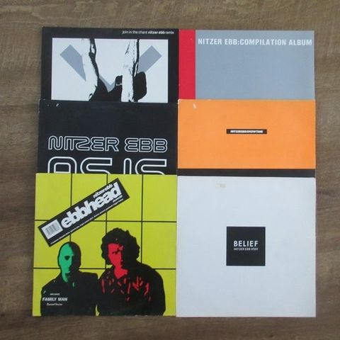 Nitzer Ebb - Lot 6 LP/Maxi; Belief - LP - 1989