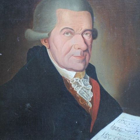 Europeisk skole (XIX) - Portrait des Johann Michael Haydn