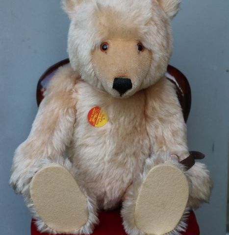 Steiff- Horlogebeer, EAN 8530/43, 40cm met horloge - Teddybjørn - 1990–2000 - Ty