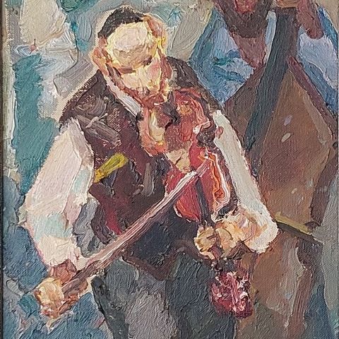 Simon Rosenstein (1926-2006) - Fiddler