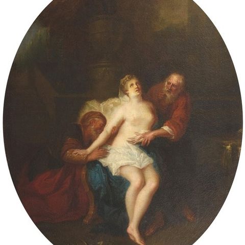 After Antoine Coypel (1661-1722) - Suzanne und die beiden Alten