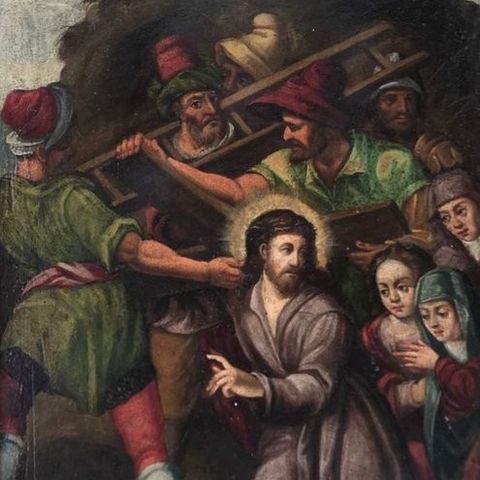 Escuela Hispano Flamenca (XVII) - Cristo camino del Calvario