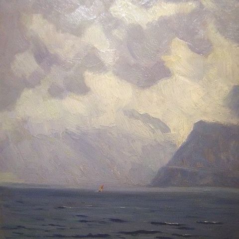 Ida Thern (1859 - 1953) - Impressionistic seascape