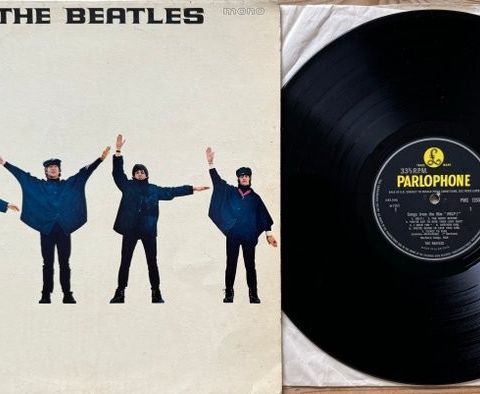 Beatles - HELP ! [first UK mono pressing] from 1965 - Vinylplate - 1st Mono pres