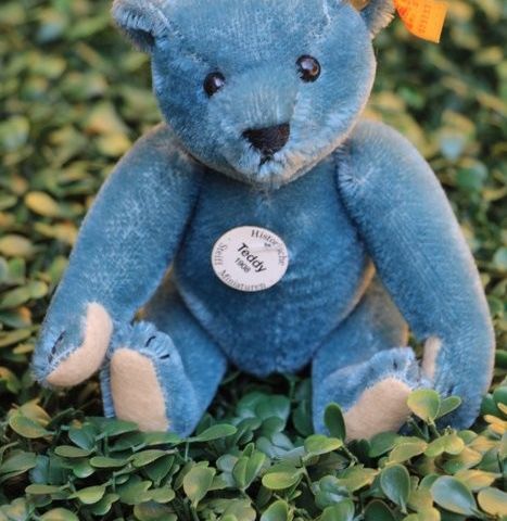 Steiff Historische Miniatuur Teddy 1908, Elliot, 16-17cm. - Teddybjørn - Tysklan