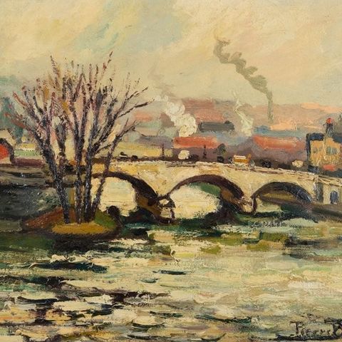 Pierre Dumont (1884-1936) - Le pont de pierre, Rouen