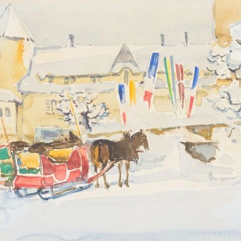 Robert Delval (1934) - Courchevel, France