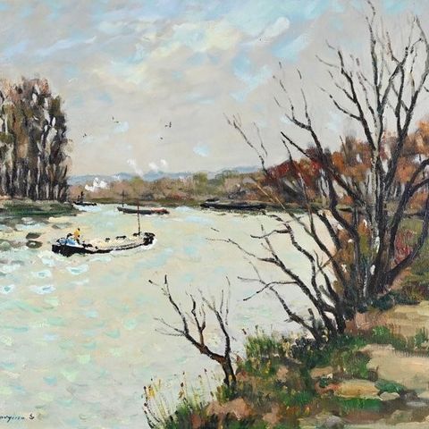 Jacques Bouyssou (1926-1997) - Carrière sur Seine