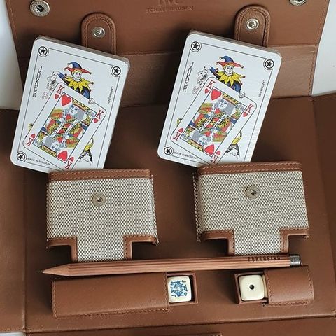 IWC - Schaffhausen - Spillekort - Poker Set Portofino - Lær papir