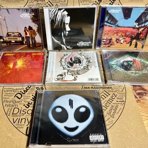 The Chemical Brothers, DJ Shadow, Skrillex - 7 x CDs (incl. 3 x JAPANESE EDITION